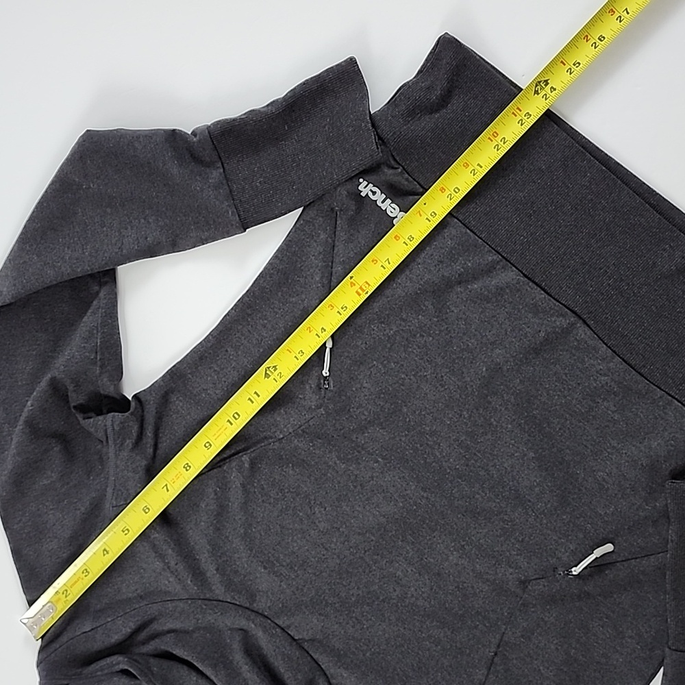Bench Women's Pullover Top Cowl Kneck Front Pocket Dark Grey Size Small - Picture 12 of 13